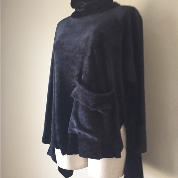 MINK FLEECEwarm black plush Velvet pant set 1x-2x - Picture 2 of 8